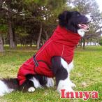 犬服 冬 ハイネック バックル付き キルティング コート レッド（暖かい ジャケット 防寒 フリース 暖か 柴犬 秋 冬 雨 雪 ダウン ベスト 中型犬 asmpet）