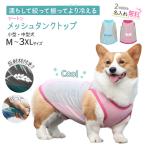 犬服名入れ冷感メッシュクールタンク...