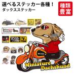ショッピングステッカー 選べる （ ステッカー ダックス ） ダックスフンド ミニチュアダックスフンド 犬 いぬ イヌ オリジナル グッズ 雑貨 ペット 車 カーステッカー 犬屋 いぬや inuy
