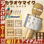 ワイヤレスマイク カラオケマイク bluetooth マイク ポータブルスピーカー カラオケ ブルートゥース スピーカー 子供 家庭用 USB 充電式 日本語説明書