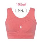 ショッピングトリンプ トリンプ 美胸ナイトブラ TR6030シリーズ ノンワイヤーブラ ハーフトップ2 M/L TR6030N-Top2