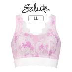 ワコール サルート 00G ナイトアップブラ ドレッシィ ノンワイヤーブラ パッド入りハーフトップ LL BTJ100