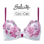 ワコール サルート 21G ブラジャー単品 リボンブラ Cカップ アンダー65/70/75/80cm BTJ721