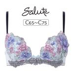 ワコール サルート 23G ブラジャー単品 フロントエックスプラスブラ Cカップ アンダー 65/70/75cm BTJ723