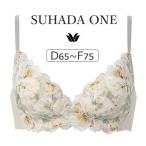 ワコール SUHADA ONE BXB411シリーズ ノンワイヤーブラ DEFカップ アンダー 65/70/75/80cm BXB411