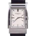 ダンヒル ウェイファー クォーツ メンズ 腕時計 シルバー文字盤 純正革ベルト 8035【いおき質店】