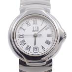 ダンヒル センサート クォーツ レディース 腕時計 白文字盤 純正SSベルト【いおき質店】