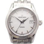 ユニバーサルジュネーブ 自動巻き レディース 腕時計 白文字盤 純正SSベルト 860.671【いおき質店】