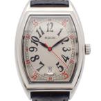 EPOS エポス トノー型 自動巻き メンズ 腕時計 シルバー文字盤 裏スケ 純正革ベルト 3332【いおき質店】