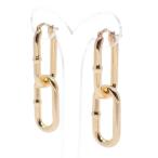 BOTTEGA VENETA ボッテガヴェネタ チェーンリンク フープピアス シルバー925 ゴールドGP 754304 VAHU0 8120【いおき質店】