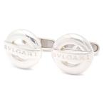 BVLGARI ブルガリ ラウンド ロゴ カフス カフリンクス シルバー925【いおき質店】