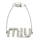 miumiu ミュウミュウ ロゴ ブレスレッ