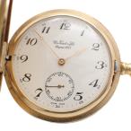 TISSOT Tissot Hunter кейс механический завод карманные часы Gold GP белый циферблат [... ломбард ]