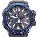 ショッピングg-shock ブラック カシオ G-SHOCK Bluetooth GPS衛星電波ソーラー メンズ 腕時計 ブラック×ブルー 純正樹脂バンド GPW-2000-1A2JF【いおき質店】