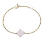 ショッピングバカラ Baccarat バカラ トレフル ブレスレット シルバー925 ゴールドGP/クリスタル ホワイト系【いおき質店】