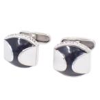 BVLGARI BVLGARY запонки кафф links серебряный 925 черный [... ломбард ]