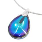 ショッピングバカラ Baccarat バカラ プシデリック チョーカー ネックレス シルバー925/クリスタル スカラベブルー【いおき質店】