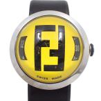 フェンディ 8010G ブースラ クォーツ メンズ 腕時計 イエロー文字盤 純正ラバーベルト【いおき質店】