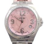 フェンディ 4600M ハイスピード クォーツ レディース 腕時計 ピンクシェル文字盤 純正革ベルト【いおき質店】