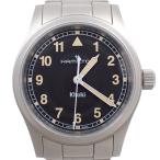 【美品】ハミルトン カーキフィールド 33mm クォーツ メンズ 腕時計 黒文字盤 純正SSベルト H69301131【いおき質店】