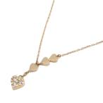 STAR JEWELRY スタージュエリー ハート ネックレス K18YG/ダイヤモンド0.04ct【いおき質店】