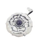 GEORG JENSEN George Jensen балка sob man s балка s подвеска с цепью только 9 месяц серебряный 925/ сапфир [... ломбард ]