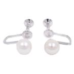 MIKIMOTO Mikimoto серьги серебряный / жемчуг [... ломбард ]