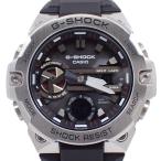 【美品】カシオ G-SHOCK Gスチール Bluetooth タフソーラー アナデジ メンズ 腕時計 純正樹脂バンド GST-B400-1AJF【いおき質店】管理2