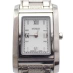 フェンディ 7600L ループ リバーシブルケース クォーツ レディース 腕時計 白文字盤 純正SSベルト【いおき質店】