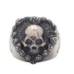 r.l.d Rat Love Designla тигр b дизайн Rose Heart Frame Skull кольцо кольцо серебряный 925 10 номер [... ломбард ]