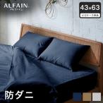 防ダニ 東洋紡アルファイン(R)ピロケース2枚セット 43×63cm日本製 防ダニ 防花粉 速乾 薬剤 薬品 不使用 超極細繊維 高密度 国産