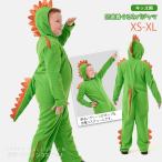 ハロウィン キッズ 恐竜 動物 長袖 パジャマ ルームウェア グリーン 男の子 女の子 ジャンプスーツ 可愛い フード付き ワンピース ゆったり　