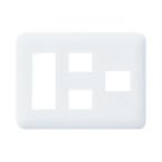 パナソニック WTF7086W コスモシリーズワイド21 コンセントプレート(3コ+2コ+1コ用)(ホワイト)