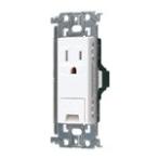  Panasonic WTL11313W advance серии . включено earth терминал есть заземление (элект.) розетка ( металл рамка-оправа есть )( керамика белый )