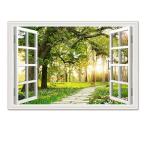 ショッピングウォールステッカー ウォールステッカー  偽窓ステッカー  3D 風景 壁紙 シール ウォールシール 窓ポスター 飲食店 店 会社 壁装飾 リビングルーム  寝室 玄関 インテリア  部屋飾り