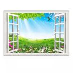 ショッピングウォールステッカー ウォールステッカー  偽窓ステッカー  3D 風景 壁紙 シール ウォールシール 窓ポスター 飲食店 店 会社 壁装飾 リビングルーム  寝室 玄関 インテリア  部屋飾り