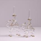 エジプト香水瓶 手吹きガラスの工�