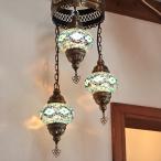  Турция лампа mo The i зажим люстра 3 лампа полная высота 86cm диаметр 32cm голубой /.. форма 