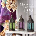 モロッコランタン キャンドルホルダー　高さ17.5cm 6面のレリーフガラス　Morocco Lantern Candle holder