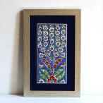  рукописный текст . плитка Турция керамика Mini плитка 1 листов сумма H29×W19×D1.5cm слива tree Turkish Hand Paint Tile