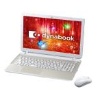 ノートパソコン 東芝 dynabook PT55PGP-SHA サテンゴールド Windows 8.1 15.6インチ Core i3 メモリ:4GB HDD:1TB office 量販店展示品