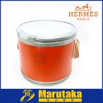  бесплатная доставка Hermes седло box сбруя жестяная банка HERMES orange aluminium кожаный салон произведение искусства место хранения H800108E 9J Smallbox замечательная вещь ломбард 