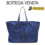 ショッピングボッテガ 送料無料 ボッテガヴェネタ イントレッチオリュージョン ナイロン トートバッグ ネイビー 299876 23-87-4 逸品質屋 丸高