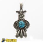 бесплатная доставка Wilson Jim Wilson Jim подвеска с цепью серебряный Navajo STERLING бирюзовый индеец ювелирные изделия 23k115-7