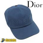 送料無料 DIOR ディオール ダニエルアーシャム フロントロゴ ベースボール キャップ Lサイズ ネイビー 023C909A4511 逸品質屋 24k293-6
