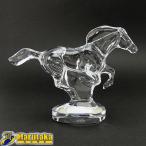 [ baccarat ] crystal украшение лошадь шланг произведение искусства украшение интерьер ... лошадь .. лошадь figyu Lynn BACCARAT Crystal б/у 