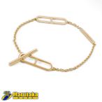 ショッピングエヴァ 【エルメス 750PG ブレスレット】エヴァー シェーヌダンクル 約18cm 約6.1g 18金ピンクゴールド レディース ジュエリー K18PG HERMES 中古