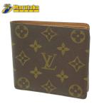  Louis Vuitton poru летящий e*karutokreti двойной бумажник M60879 MI883 монограмма парусина образец замечательная вещь ломбард круг высота Amagasaki город 
