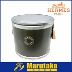 送料無料 エルメス サドルボックス カーキ 馬具 缶 小物 グリーン 緑 ケース アルミ 収納 800108E-6K HERMES
