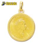  Maple leaf монета подвеска с цепью K24 K18 1/10oz Elizabeth 5 доллар Canada замечательная вещь ломбард круг высота Amagasaki город $5